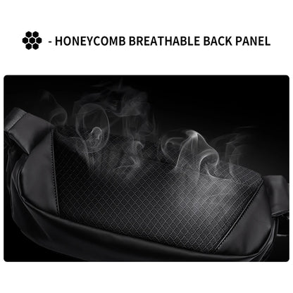 Premium Crossbody Bag Men Youth Travel Sport Fanny Pack Waterproof Breathable Matching Original Design Daily Shoulder Sling Bag