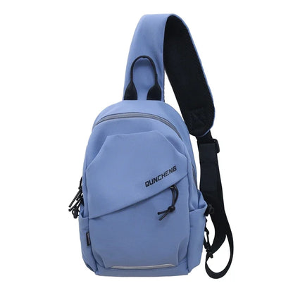 Crossbody Bag Men's Single Shoulder Small Backpack Chest Bag Women's Cycling Sports Mountain Climbing Boys Tablet Lightweight Mo