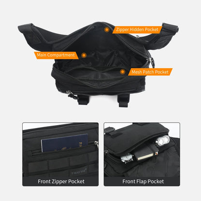 Tigernu Waist Bags For Men Outdoor Chest Bags Mountaineering Shoulder Bag Tactical Messenger Bags Crossbody Bags Male Fanny Pack