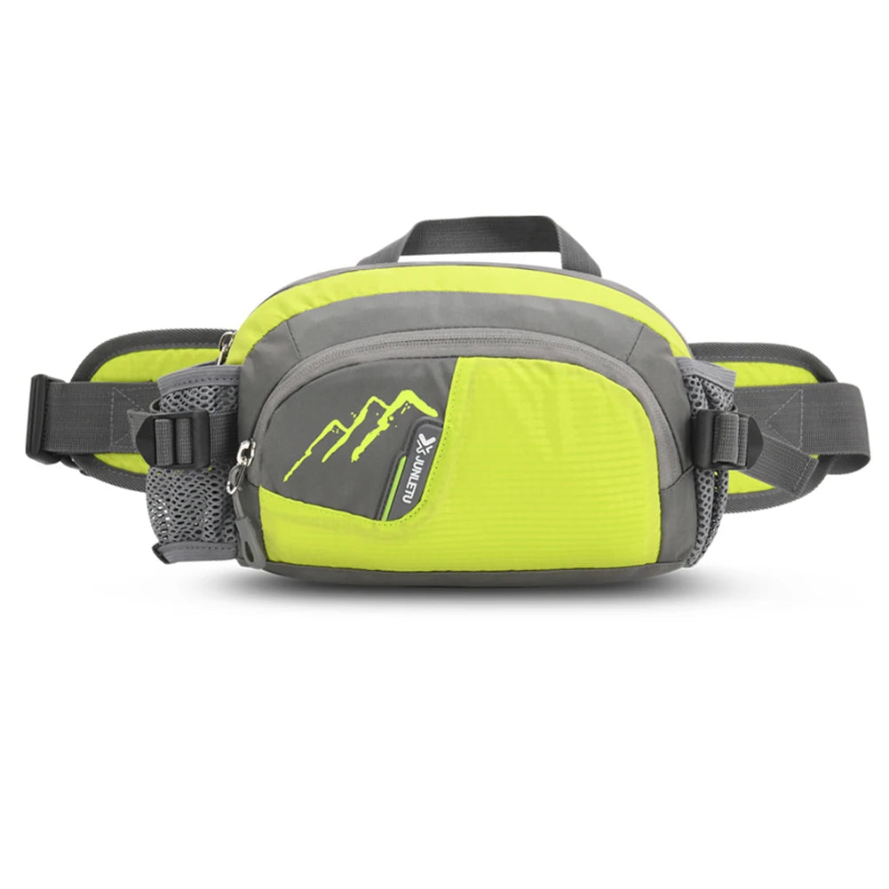 Fanny Pack Running Belt Purse Bum Bag Women Men Sling Waist Pack with Bottle Holder for Cycling for Running Hiking for Hydration